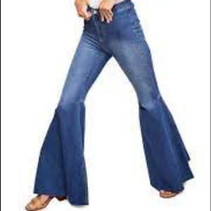 Free People NWT Just Float on Flare denim jeans.